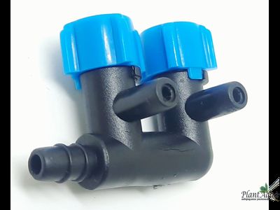 Краник для аэрации с плавной регулировкой (два выхода)