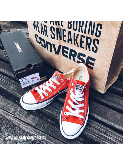 Кеды красные Converse All Star Classic низкие