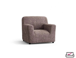 Чехол на кресло Верона Марсала. Защита мягкой мебели от животных. ИТАЛИЯ