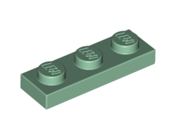 Plate 1 x 3, Sand Green (3623 / 4155207 / 4504793 / 4642427 / 6069257)