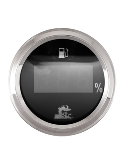 Указатель уровня топлива цифровой, Мореман 240-33 Ом, черный циферблат