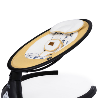 Шезлонг Nuovita Mistero MS1 Giallo, Nero/Желтый, Черный