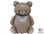 Шар Медведь 80 см ( шар + гелий + лента)