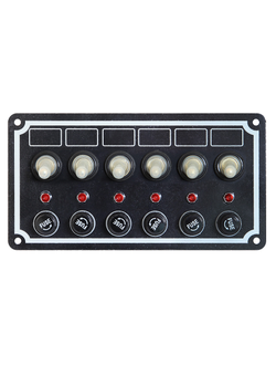 Панель выключателей, 6 тумблеров