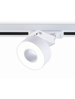 Трековый однофазный светодиодный светильник GL 6861 WH белый LED 10W 4200K D75*80