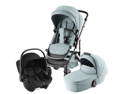 Коляска 3в1 Britax Roemer Smile 5Z, Style Harbor Blue + BS CORE Space Black