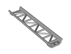 Train, Track Roller Coaster Straight 16L, Light Bluish Gray (25059 / 6185380)