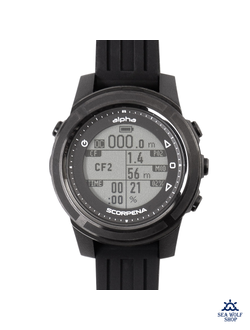 Компьютер подводный Scorpena Alpha черный