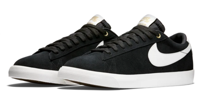 Nike Blazer Low (Черные с белым)