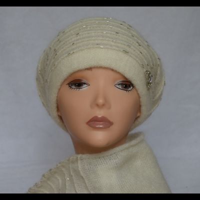 Итальянский вязаный шарф для женщин Vizio 6726 белый