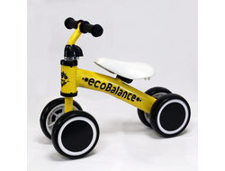 Беговел ecoBalance Baby, жёлтый