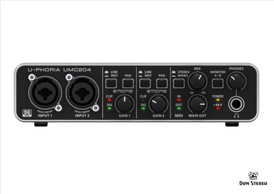 Звуковая карта BEHRINGER UMC204HD фото на domstereo.ru