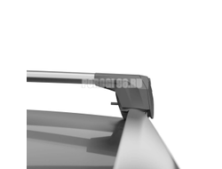 Багажник на крышу автомобиля LUX SCOUT-2 серый для Haval H5 II 2023- на интегрированные рейлинги