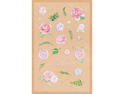 Наклейки пластиковые «Букет невесты», 10 × 16 см