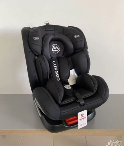 Автокресло Luxmom 210 (Isofix, 0-36 кг, 0-12 лет) Черный