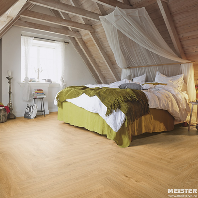 Ламинат Meister LS350 Дуб Хани Ривербенк 7127 32 класс толщина 10 мм с фаской 1.552 м2