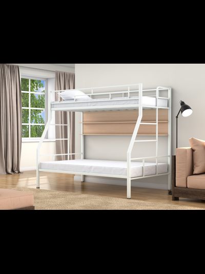 Двухъярусная кровать Раута Твист белая