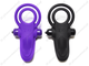 Усиленное Вибро-кольцо Pretty Love VPR Dolphin черный и фиолетовый вид снизу