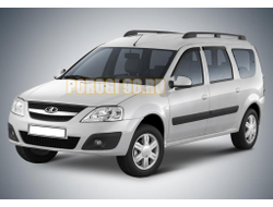 Дефлекторы окон, AutoFlex, для Lada Largus 2012-/Largus Cross 2014-, литьевой поликарбонат, 4 шт.