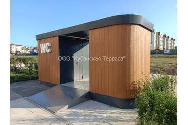 Уличный сан.узел на аллее в г.Анапа