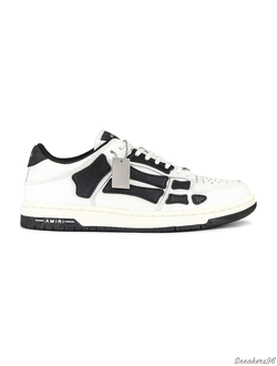 Amiri Skel Top Low in White/Black Мужские (41-45)