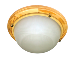 Светильник накладной Элетех Самарканд 1301 влагозащ. круг 60W Е27 баня 220x80 дерево сосна/стекло IP65 (РФ) 500976