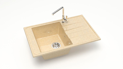 Мойка ЗЕЛЬДА  Z32 Granit  MARRBAXX (в комплекте: фреза, сифон и герметик)