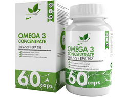Омега 3 высокой концентрации (High concentration omega-3), 60 кап. (NaturalSupp)