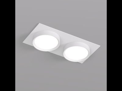 Точечный встраиваемый светильник FLAT DK2092-WH