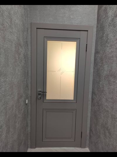 ДВЕРНАЯ ЛИНИЯ. ДЕКАНТО. SOFT TOUCH СЕРЫЙ БАРХАТ/ САТИН