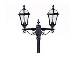 Светильники садово-парковые ROME S (столб 2 фонаря, высота  2233мм)