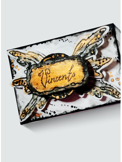 "Крылатая" подарочная 3D-коробочка для украшения