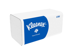 6789 Kleenex Ultra Бумажные полотенца в пачках белые двухслойные сложение С / V белые
