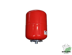 Расширительный бак на  отопление 5л. красный