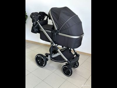 Детская коляска 3 в 1 Luxmom F2A Черный
