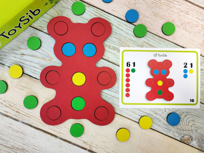 Сортер-мозаика "В мире животных"