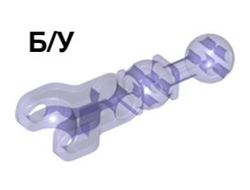 ! Б/У - Hero Factory Arm / Leg with Ball Joint on Axle and Ball Socket and Pin Hole, Trans-Purple (90608 / 6133783) - Б/У