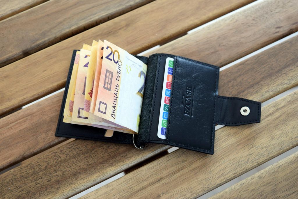 мужской кошелек с зажимом Mini, бренд EZCASE