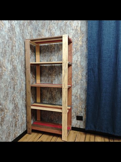 Стеллаж деревянный &quot;Амбарные доски&quot; 180-40-80