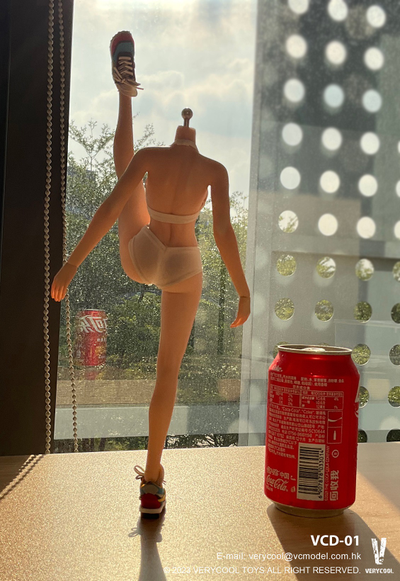 Супер-подвижное бесшовное женское тело (ТЕЛОИД) 1/6 - Articulated Silicone Medium Bust Female Body (VCD-01A) - VERYCOOL