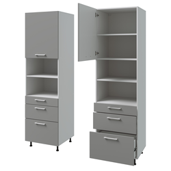 ЛЕ265 Шкаф кухонный Аляска П-63 (600). Размер: 600*2150*566.