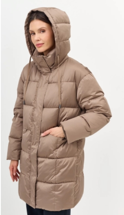 Полупальто стеганное зимнее