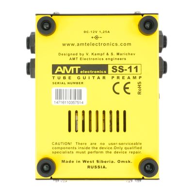 AMT SS-11B (Modern) - трехканальный ламповый гитарный предусилитель [БП в комплекте!]