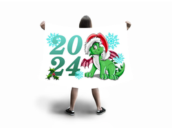 Флаг большой год Дракона №11