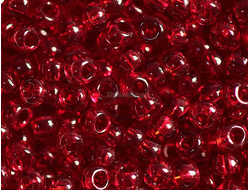 БИСЕР PRECIOSA 10/0 90090 ПРОЗРАЧНЫЙ ГЛЯНЦЕВЫЙ РУБИНОВЫЙ (5г) красный прозрачный