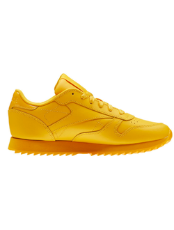 Кроссовки Reebok classic кожаные желтые женские
