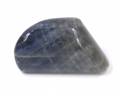 Корунд синий (сапфир), галтовка, Индия (34*18*15 мм, 22 г) №27578