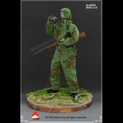 Советский снайпер с СВТ-40 - коллекционная фигурка 1/6 WWII The Soviets sniper suit AL10009 - Alert Line