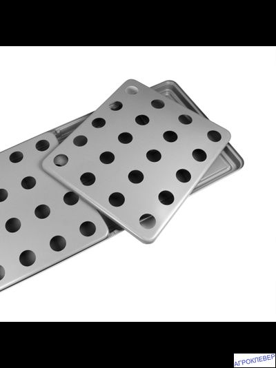 Крышка  (1 шт.) для 1/2 поддона 1250x550 АБС-пластик 20 отверстий д.55мм