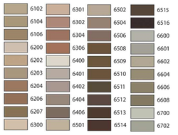 Мулине ПНК им Кирова цвета № 6102-6702